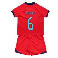 England Harry Maguire #6 Fußballbekleidung Auswärtstrikot Kinder WM 2022 Kurzarm (+ kurze hosen)